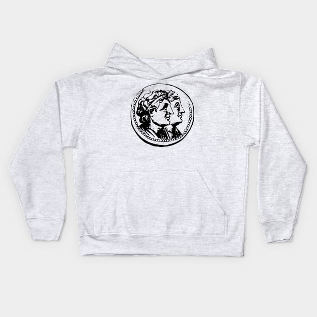 helios coin Kids Hoodie by Z town